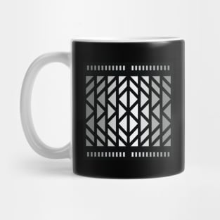 “Dimensional Shield” - V.1 Grey - (Geometric Art) (Dimensions) - Doc Labs Mug